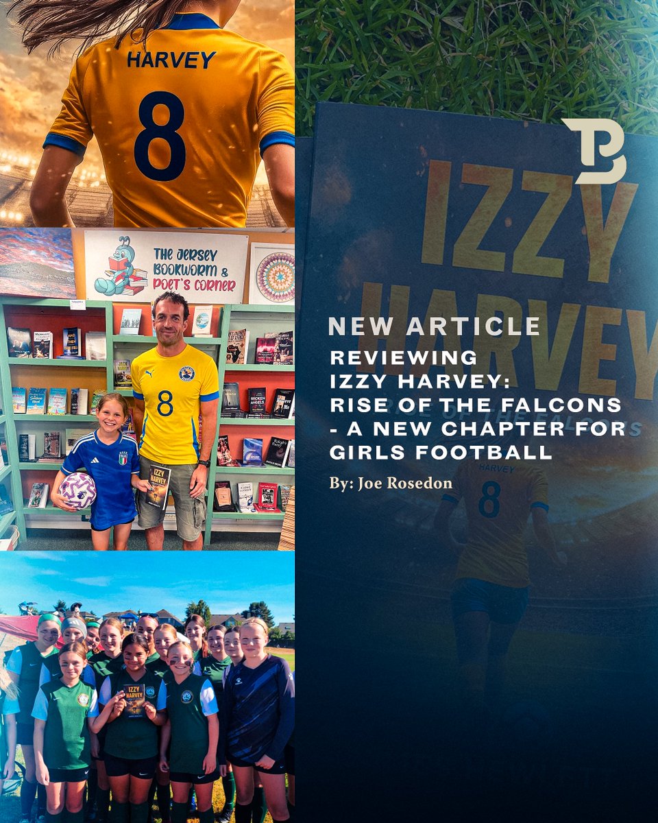 📚 New article: Izzy Harvey: Rise of The Falcons – a new chapter in girls’ football fiction.

James Hewlett’s novel captures the struggles and spirit of putting together a school team against the odds:

⚽ Relatable characters showing the realities of school sport
💪 Hard work