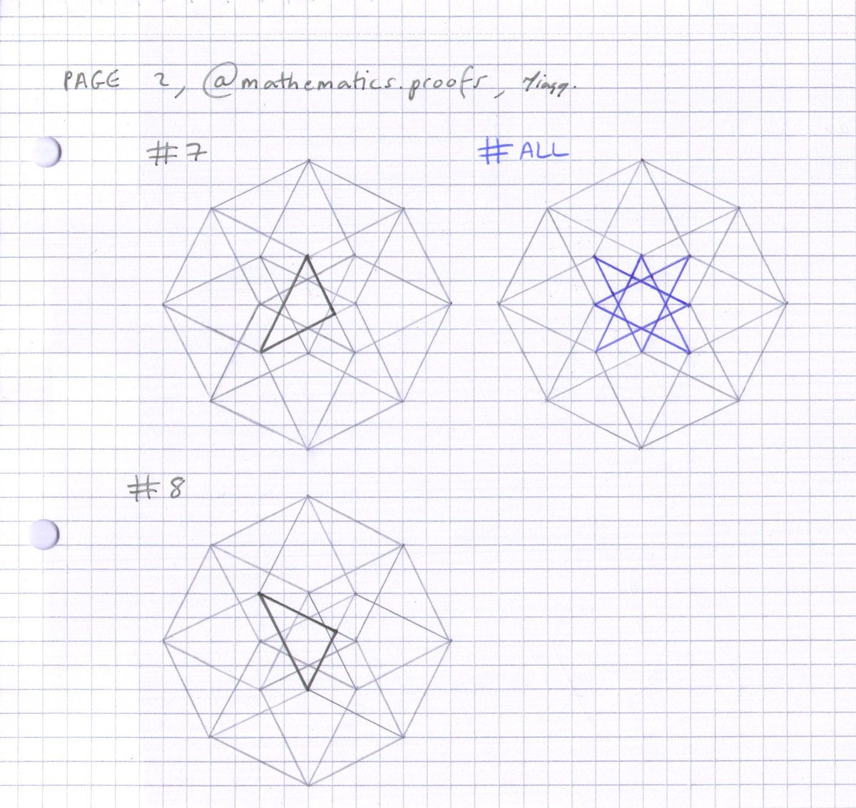 tiago_hands's tweet image. All eight 3:4:5 right angled triangles within the 3:4:5 rhombus tesseract. 8 is a significant number because of the 8 cubes within a tesseract.
The hidden secrets of the 3:4:5 triangle.
#pythagorastheorem #tesseract