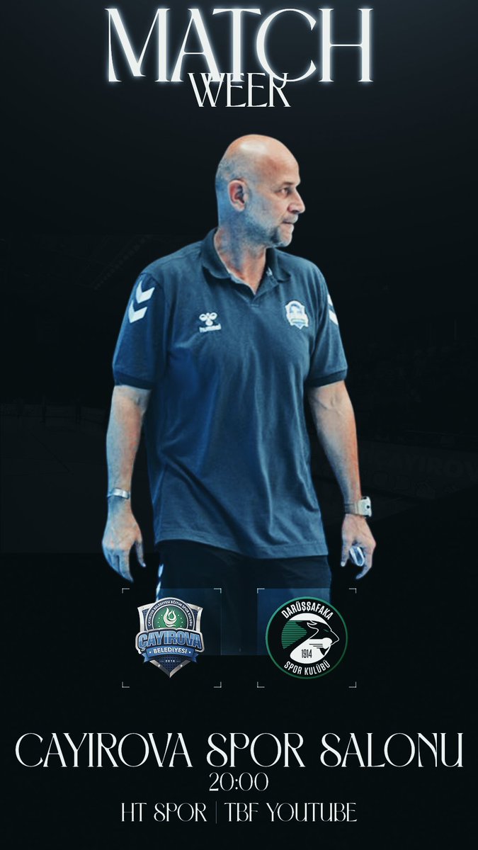 cayirovabasket's tweet photo. MAÇA DOĞRU 💙💚
⚔️Çayırova-Darüşşafaka Lassa
📅19.09.2025 Cuma
⌚20:00
📍Çayırova Kapalı Spor Salonu
📺HT SPOR | TBF YouTube https://t.co/fGtw6V8D0X