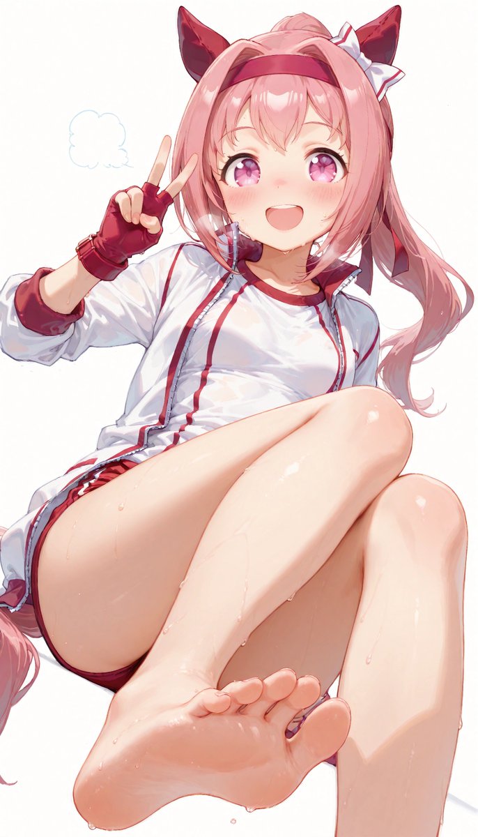 a1llus's tweet photo. ハルウララ 足裏 Haru Urara's feet and soles. #umamusume https://t.co/oCkRUmaUBL