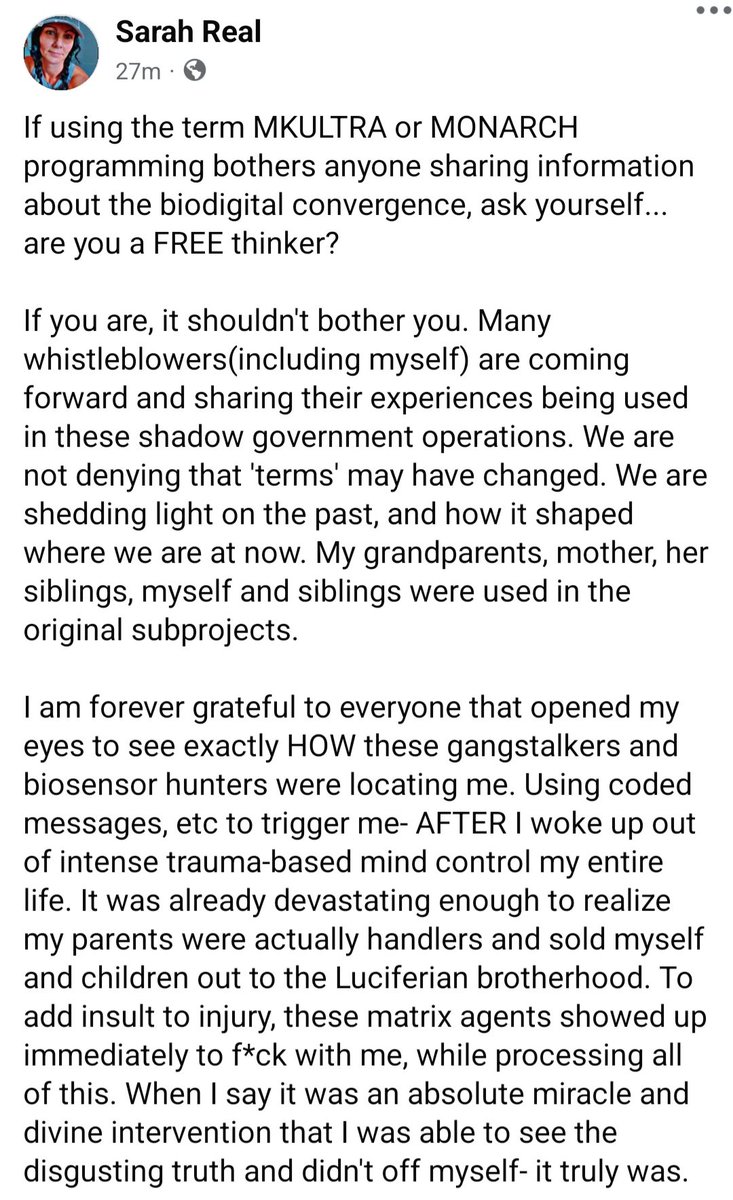 SarahReally8899's tweet image. I am hoping to BRIDGE the gap with this message. Namaste❤️‍🔥

#MKULTRA #BiodigitalConvergence
#AIDigitalTwin 

@GreyAreaMonarch @TheEmmapreneur