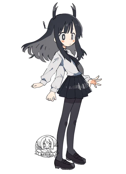 コクワガタちゃん #オリジナル
