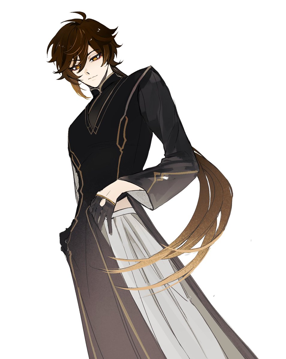 srv_ctrl's tweet image. I think this outfit of Zhongli is the sexiest thing happened 🥹 I don&apos;t know how to describe this but it is so freakin sexy for some reason 😭 I will whale if Hoyo releases this skin in game please im begging like the beggiest beggar in all of begdom
