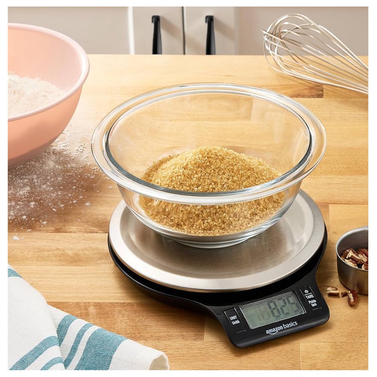 Homegoods2you's tweet photo. I use this digital kitchen scale almost daily 👩‍🍳 Perfect for meal prep &amp; baking—accurate, easy to use, and has a tare button so you only measure the food (not the bowl). Total game changer 👉 https://t.co/1fpAknUsRb

#KitchenEssentials #AmazonFinds https://t.co/5dXXu4PQNc