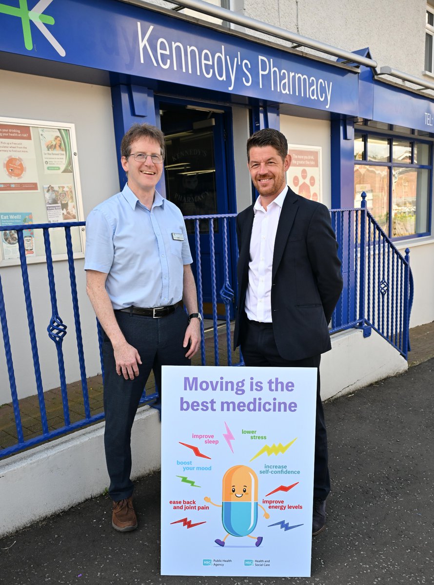 ✅ Pharmacists are in a great position to talk to people about their health as they see first-hand how even small lifestyle changes can have a big impact. 

pha.site/living-well

#LivingWell #MoveMoreFeelBetter