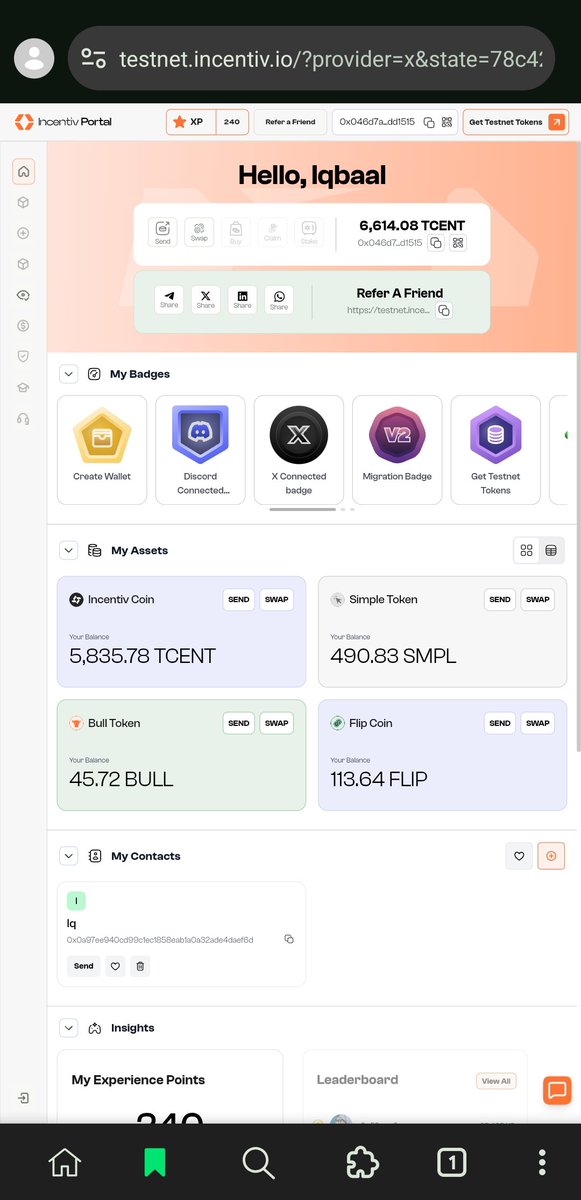 meschenny's tweet image. @incentive_net testnet exceeded my expectations! The data extraction process was smooth, and the results were accurate. Great job on the UI/UX design, making it easy to navigate, fun and fast. Looking forward to the mainnet launch #IncentiveNet #TestnetFeedback
@Incentiv_net