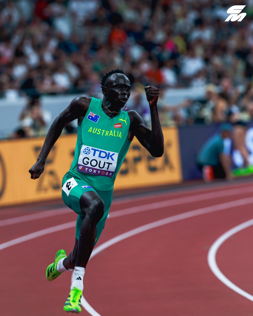 Onto the semis!! ➡️

17-year-old Australian sprint wunderkind Gout Gout makes his #WorldAthleticsChamps debut with a 20.23 run in the 200m prelim, snagging the third automatic spot to advance to the semifinal.