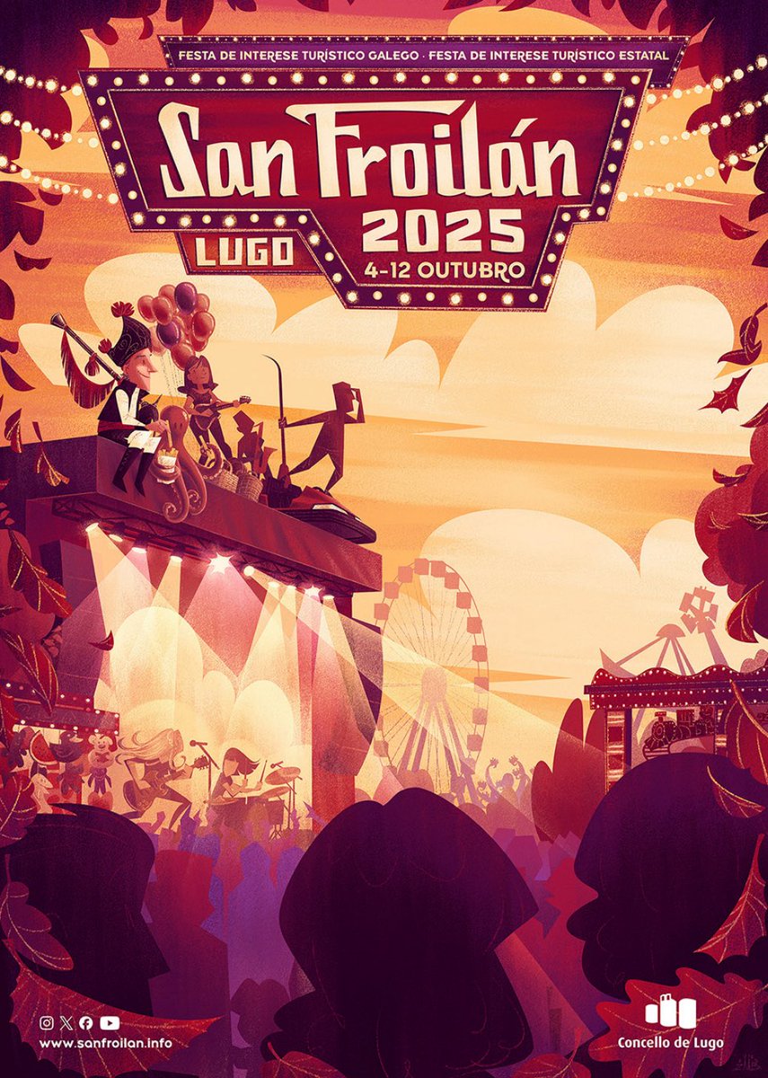 Qué maravilla de cartel para San Froilán. Enhorabuena a Ivan Mouronte. Me encanta. Cuando las cosas molan también hay que decirlo 🫶🏻