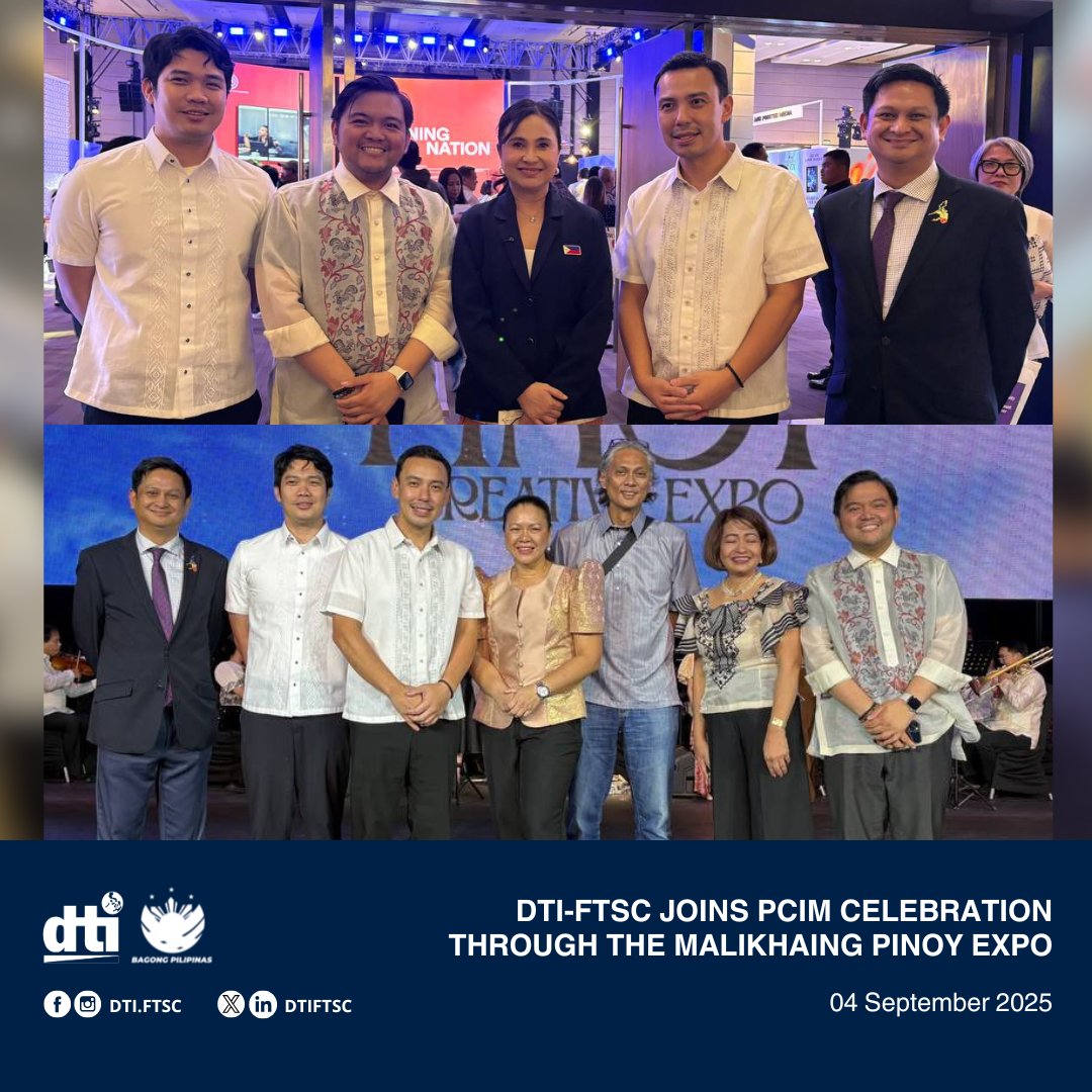 𝗣𝗛𝗢𝗧𝗢 𝗥𝗘𝗟𝗘𝗔𝗦𝗘 | 𝗗𝗧𝗜-𝗙𝗧𝗦𝗖 𝗝𝗼𝗶𝗻𝘀 𝗣𝗖𝗜𝗠 𝗖𝗲𝗹𝗲𝗯𝗿𝗮𝘁𝗶𝗼𝗻 𝗧𝗵𝗿𝗼𝘂𝗴𝗵 𝘁𝗵𝗲 𝗠𝗮𝗹𝗶𝗸𝗵𝗮𝗶𝗻𝗴 𝗣𝗶𝗻𝗼𝘆 𝗘𝘅𝗽𝗼

Read full: tinyurl.com/y2xrefea

#DTIForeignTradeServiceCorps #DTIPhilippines #iamDTIPh