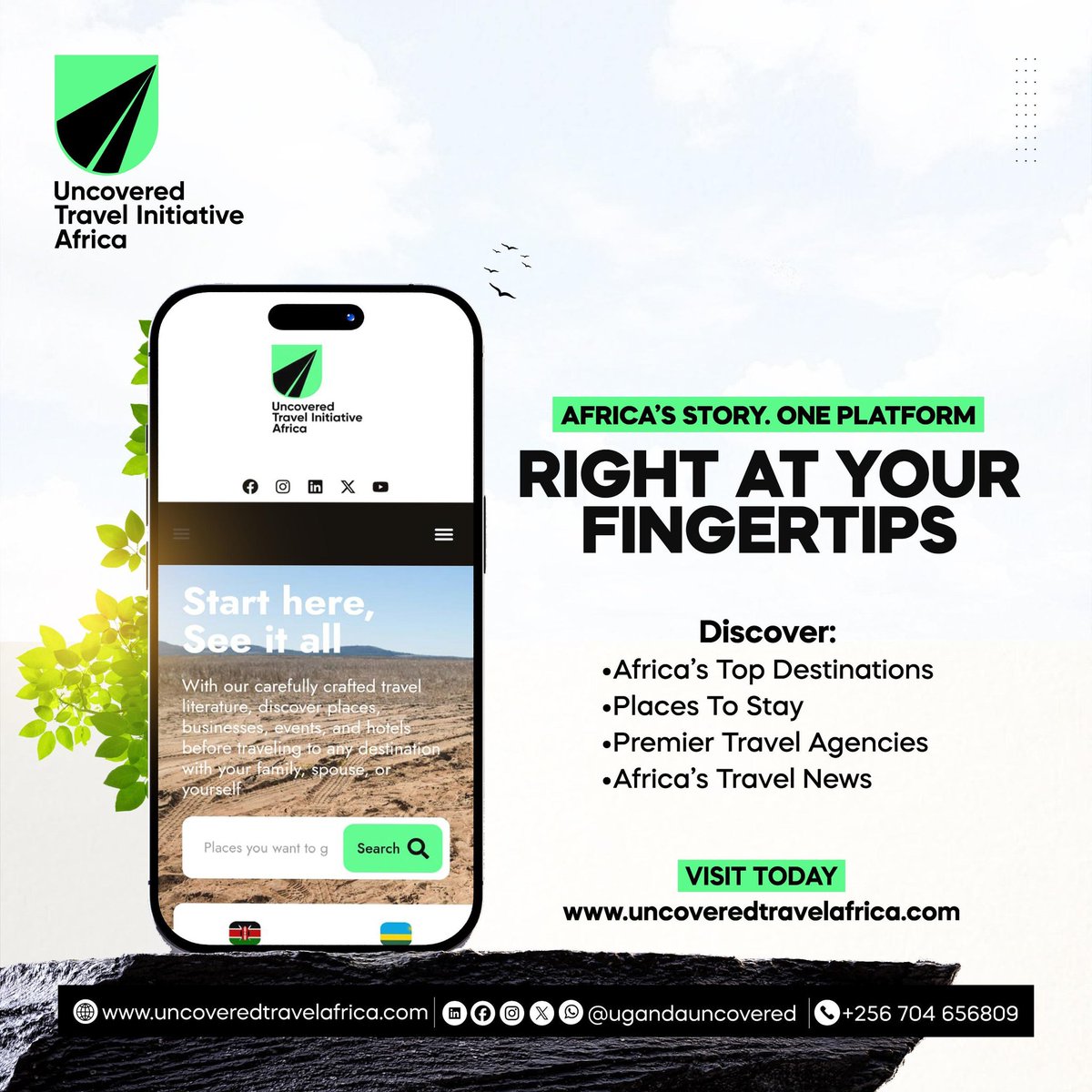 ugandauncovered's tweet photo. Our new website is live! Explore Africa’s incredible travel destinations, the latest news, trusted agencies, and more.
Plus, the best stories from the #TravelWritingComp2025 are about to be shared there soon, don’t miss them.
Visit: https://t.co/eH7NG2JLBv https://t.co/fsMmexP9w6