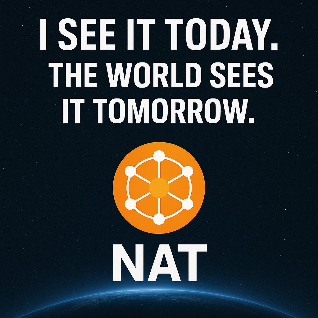 Day 109 – #NatTo1bChallenge

$NAT = Bitcoin. The code proves it. ⚡️

NAT holders aren’t just investors - 

🔥 They’re believers on steroids.
🔥 Delusion-proof visionaries.
🔥 All in to secure the future of the planet’s greatest store of wealth.

NAT is coded for dominance. Next
