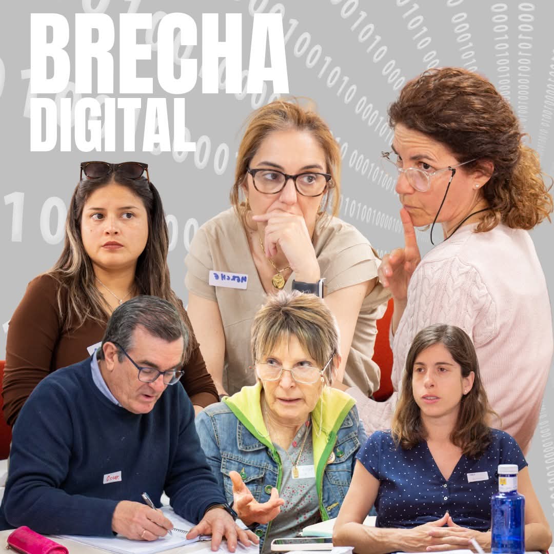 FEVOCAM's tweet photo. 🤔 ¿Conoces a los/as miembros de nuestro #Laboratorio de ideas 2025?

👨‍💻👩‍💻 El equipo de Merche, Ana, Johanna, Eva, Oscar y María; trabaja  la #Digitalización y aborda el futuro de la #BrechaDigital #generacional.

➡️ Próximamente te presentaremos a los otros dos equipos https://t.co/4PgLxnHiLx