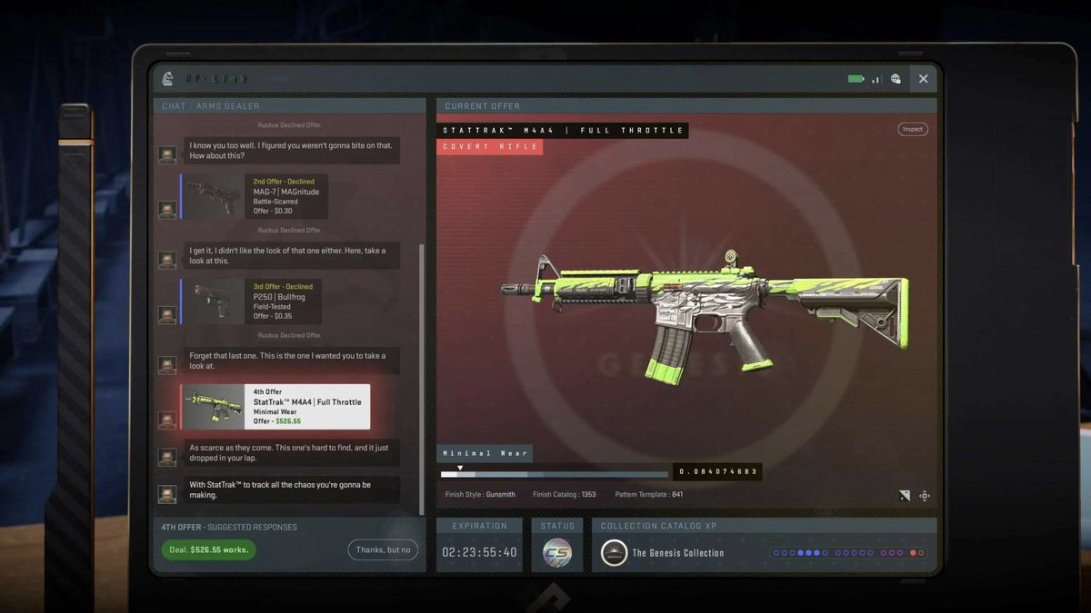 mrkodaktv's tweet image. CS2 UPDATE 
500 for ST MW is CRAZY 🤡
#CS2 #cs2update #cs2news