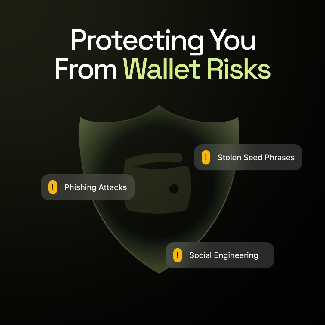 🚨 Protecting Your Crypto: Common Wallet Vulnerabilities 

Your non-custodial wallet gives you full control - but with great power comes great responsibility!

Watch out for:
🔸 Phishing attacks
🔸 Social engineering scams
🔸 Stolen seed phrases

At WeFi, your security is our #1