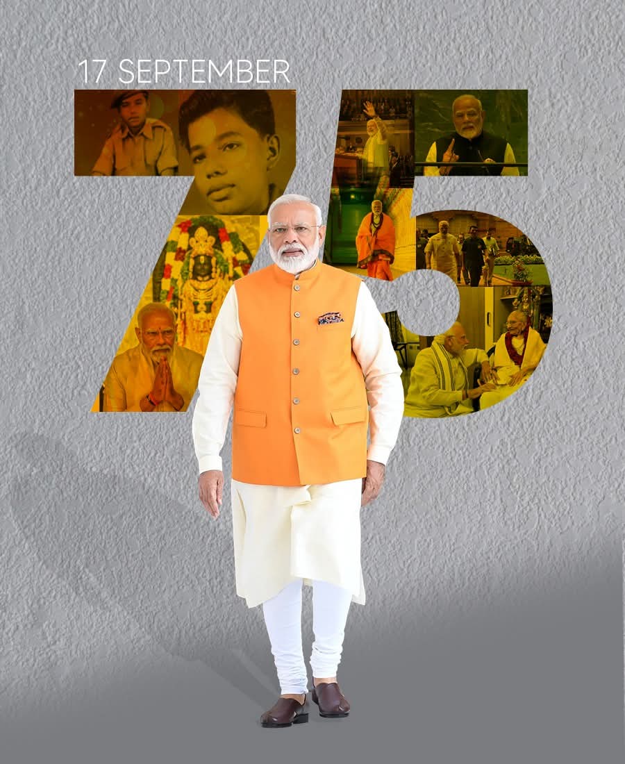 heromurari's tweet photo. Wishing our Honourable Prime Minister  Shri @narendramodi ji a very Happy 75th Birthday - May god bless you with great health and long life sir …..🙏 #HappyBirthdayModiji https://t.co/Ui8QdKUncc