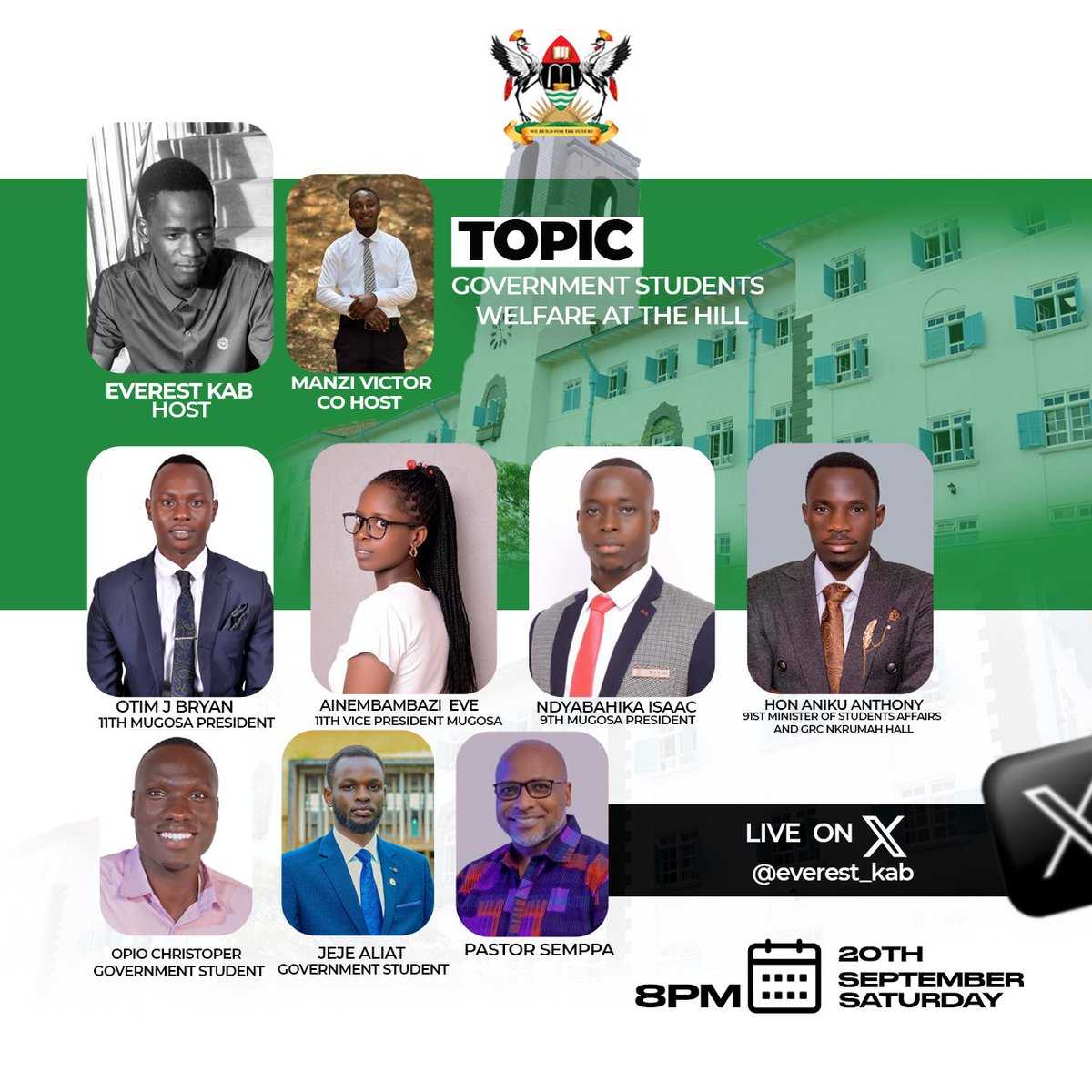 MUGOSA_2425's tweet photo. Join us this Saturday as we discuss ways to enhance government-sponsored students' welfare. Your view is highly welcomed. https://t.co/LhDc2hpWuc