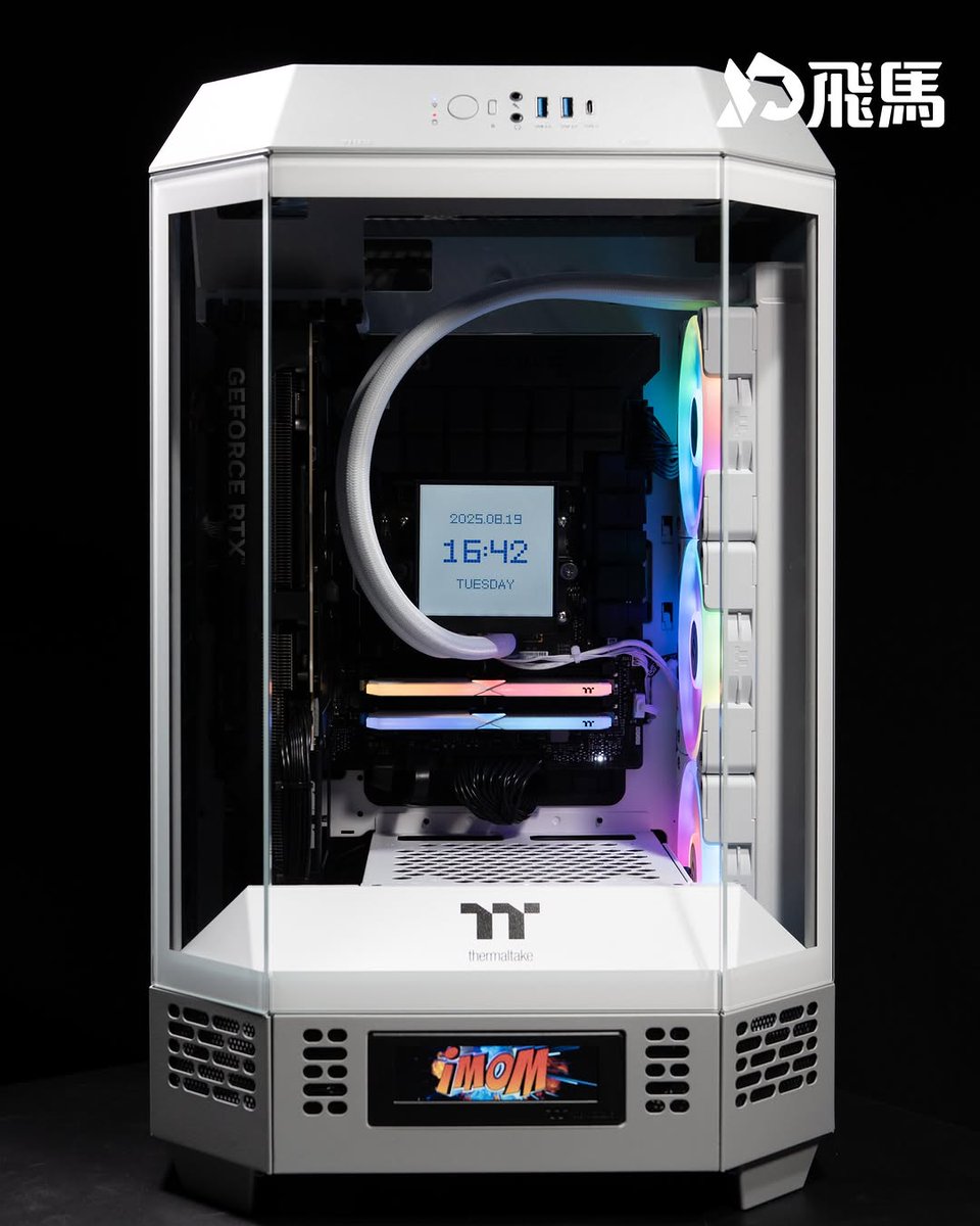 PCファン Thermaltake RGB White ThermaltakeThermaltake CT140 ARGB Sync PC Cooling Fan White