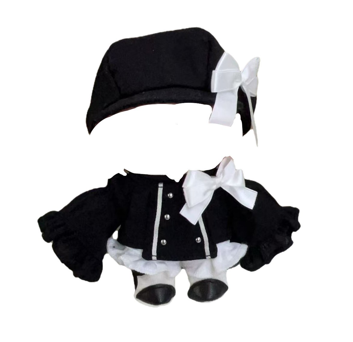 신상이 나와요
모자에 리본이랑 목 리본은 탈부착
모자 + 리본 2개 + 겉옷 + 안쪽옷 + 양말 풀세투 ㅇ///ㅇ