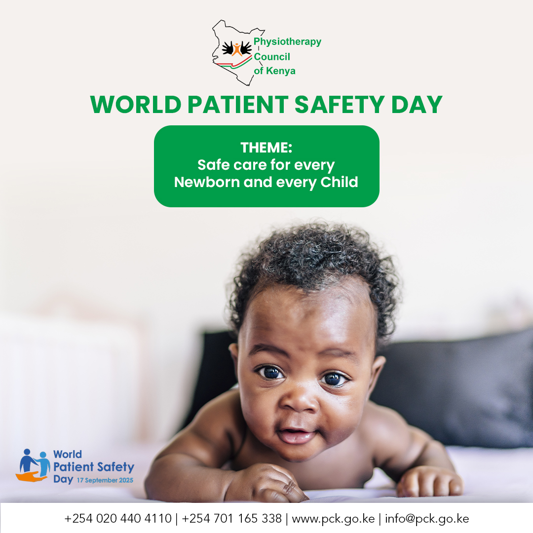 Today is World Patient Safety Day!

This year’s theme is “Safe Care for Every Newborn and Child.”

Here, we are dedicated to ensuring that physiotherapy services uphold the highest standards of safety and quality for children and newborns.
#worldpatientsafetyday2025
#pckupdates