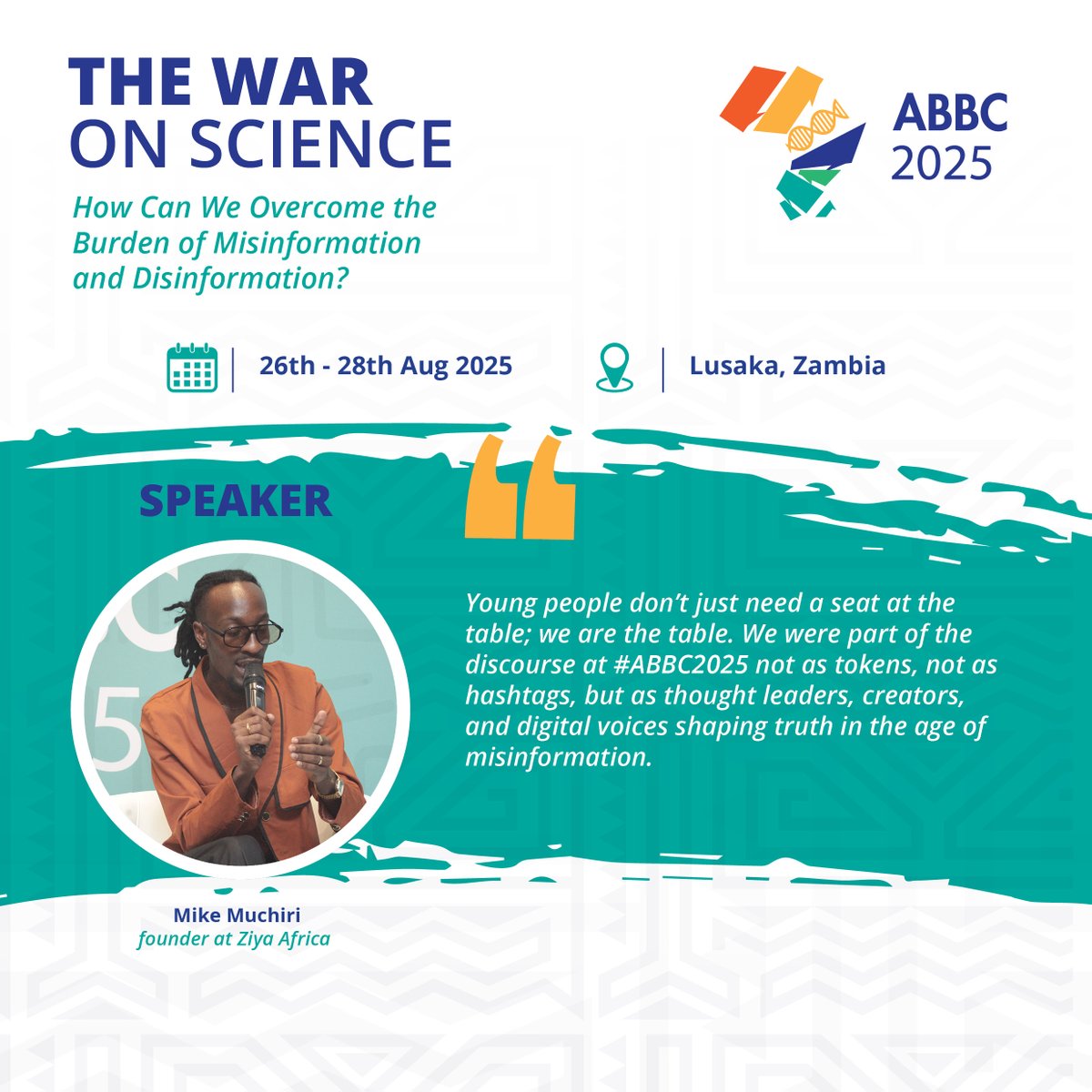 Our efforts to #talksciencefacts deliberately include the youth, because they will be sitting at the decision making tables of the future- if they are not already there.

For a future they will control, the youth need their voices to be heard in the grandest of spaces, and to be