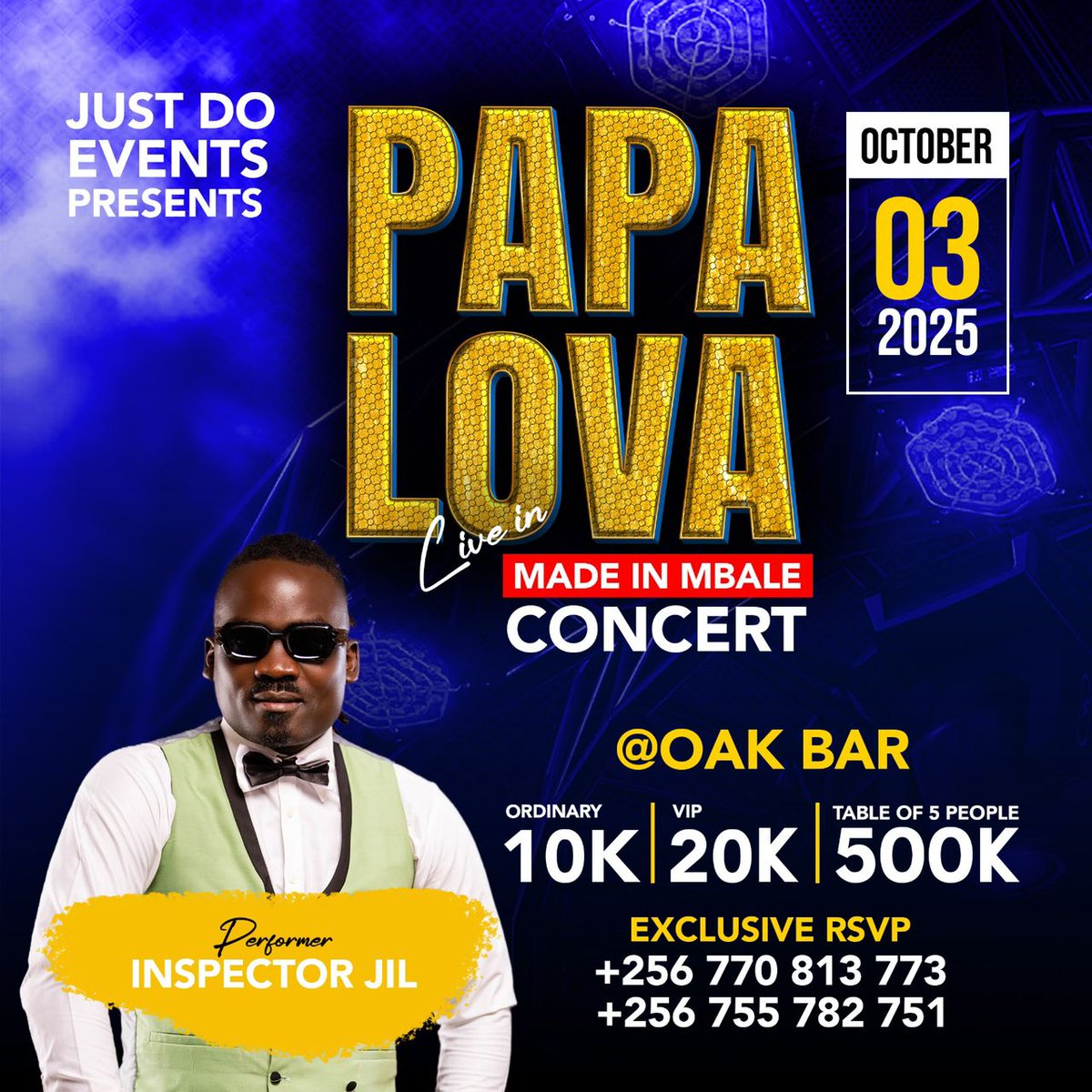 McJesseUg's tweet photo. All Tickets Available....
For tickets &amp;Table reservations >>> +256770813773 +256755782751

#madeinmbale #3rdOct https://t.co/Lk4qvABP2K