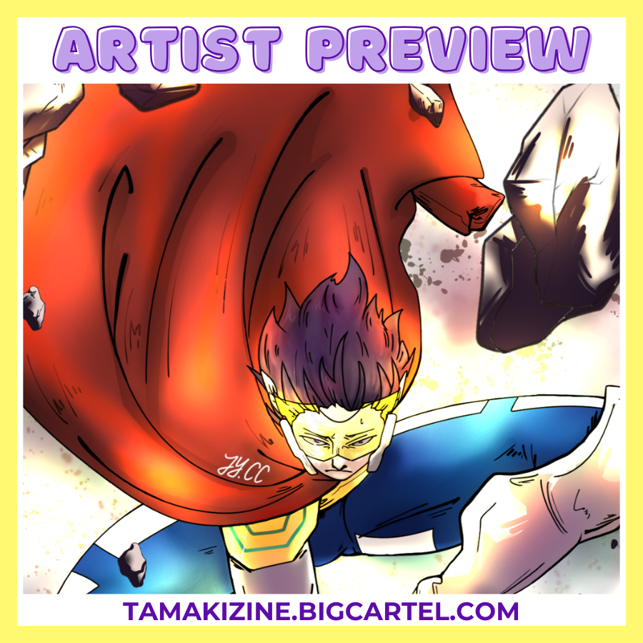 ✨SURPRISE!✨
My artist preview for the <a href="/TamakiZine/">Hello Sunshine!: Tamaki Amajiki Zine</a>🌙

If you are a fan of the sunshine boy as well then look no further! 🐙Check out the zine and all the good merch at: tamakizine.bigcartel.com

📢PREORDERS OPEN UNTIL OCTOBER 13th