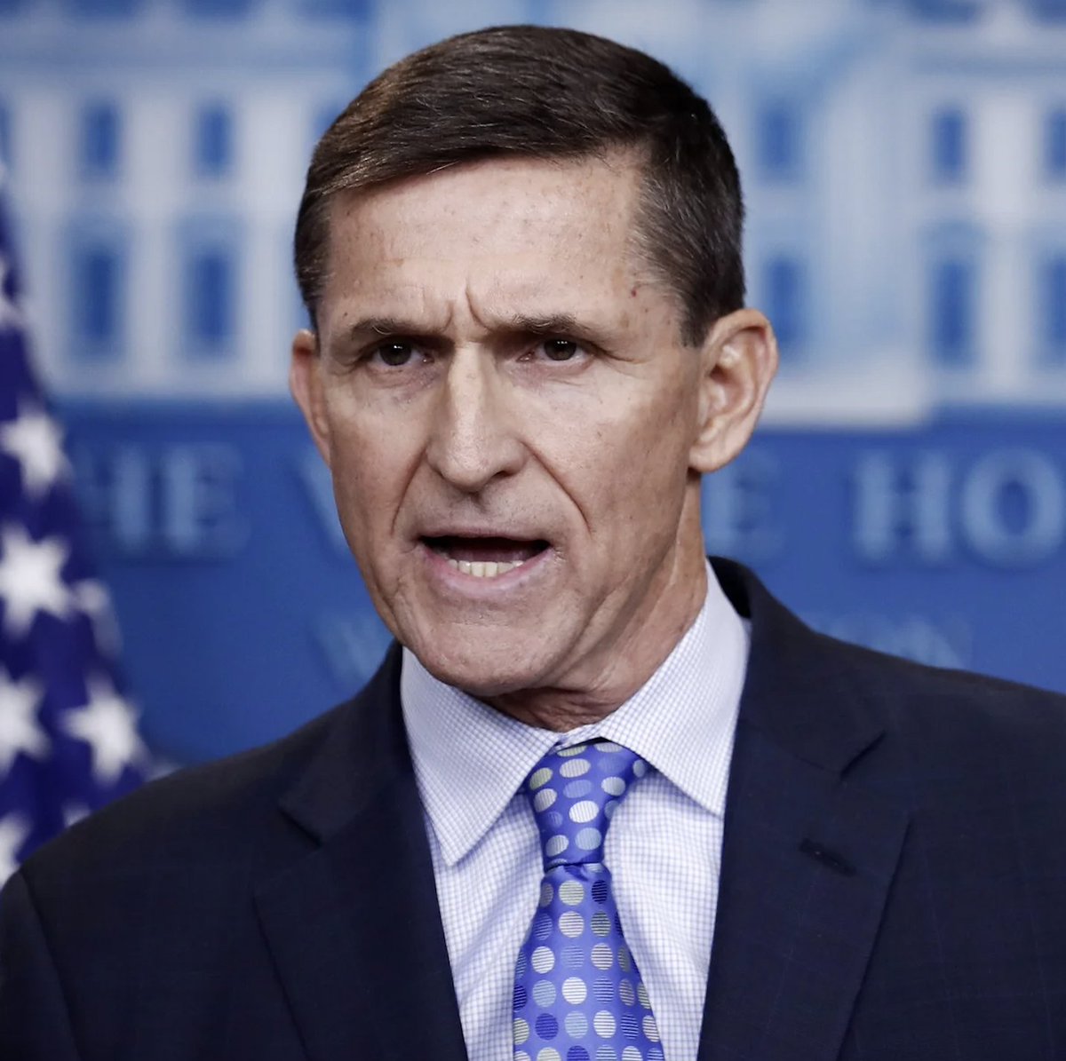 LegitTargets's tweet photo. 🚨🇮🇱🇺🇸 BREAKING: Former National Security Advisor MIKE FLYNN says every ISRAELI CONNECTION to Charlie Kirk's assassination must be investigated https://t.co/Arpdj8mhVO