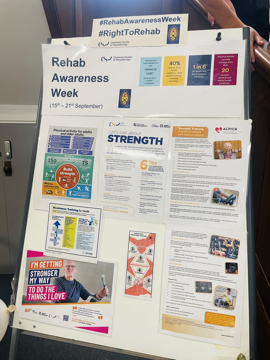 zoeskel's tweet photo. Our ICRAS/UCR team showcasing Rehab Awareness Week 🎉💪🏋🏽#RehabAwarenessWeek #RightToRehab #merseycare #CSP https://t.co/CezZjNkYjd