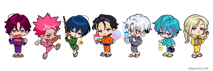 【カリスマ】 リトルカリスマ 凡祭りVer. のイラストを描きました(線画までの担当です) よろしくお願いします!