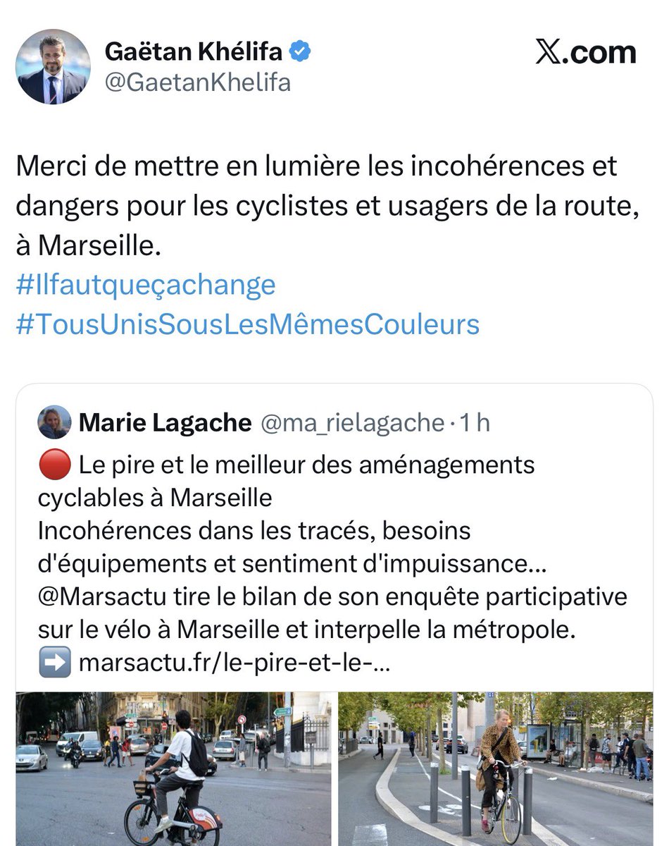 EricMery's tweet photo. Dénoncer l’incompétence de la métropole en matière d’aménagements cyclables, alors que tu dis soutenir sa présidente…
Quand tu as des amis comme ça… pas besoin d’ennemis https://t.co/85iRQDYgBv