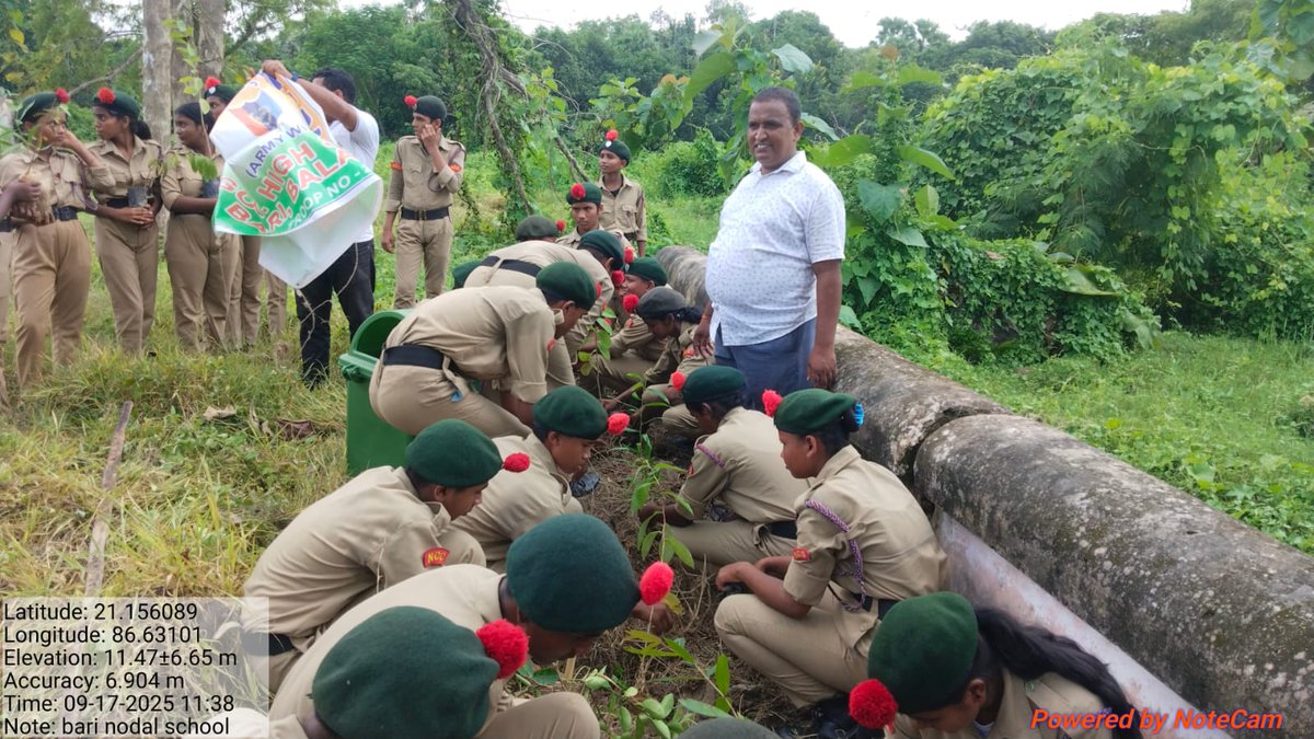 'Ek Ped Maa Ke Naam 2.0' Campaign in Odisha"
in different gp of SIMULIA Block