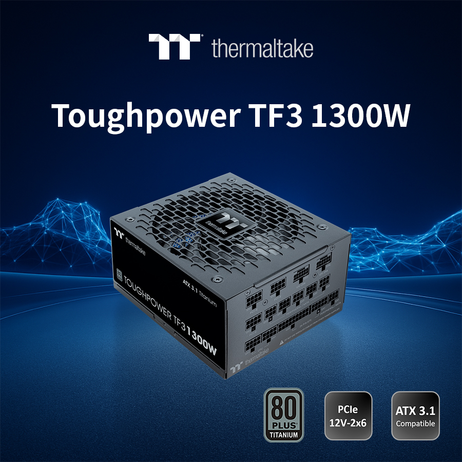 ThermaltakeInc's tweet photo. TF3 1300W powers the RTX 5090 with unmatched stability and performance ⚡
🔗 Check it out: https://t.co/bat6UceUmg
#Thermaltake #nativepciegen5 #PCIeGen5 #PSU #TF3 #intelatx3 #atx3 #rtx5090 #rtx50psu #rtx50ready https://t.co/uUaNOuq1Zx