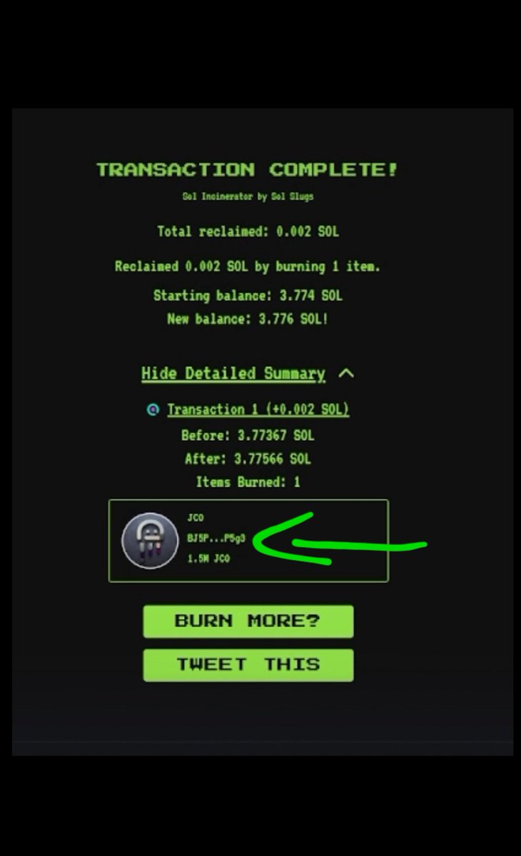 Andrija11221's tweet image. 1.5 million of $jco burnt 👀

Worth around 18.000$

Ca

BJ5PW3Qoxz3BgLrnZrQTgd93i6WiK8P6g9chTPZFP5g3

Wen @GambullsCasino holders claim their e2e 

I wonder whats next 👀🥩🥩🥩

@MavrixSOL 
$jco

And do not forget to try out best rewarding casino out there ⤵️…