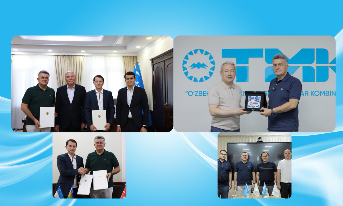 Ostim OSB (@ostimosb) on Twitter photo 🇹🇷🇺🇿
⚙️💠Özbekistan’da Sanayileşme ve Yüksek Teknolojiye #OSTİM İmzası ✍️
OSTİM, Özbekistan’da başarıyla sürdürdüğü projelerinin ardından yeni sözleşmelere imza attı.
Detaylar haberimizde: ostimgazetesi.com/ostim/ozbekist… <a href="/uzembassyturkey/">Özbekistan Büyükelçiliği</a> 🇹🇷🇺🇿
⚙️💠Özbekistan’da Sanayileşme ve Yüksek Teknolojiye #OSTİM İmzası ✍️
OSTİM, Özbekistan’da başarıyla sürdürdüğü projelerinin ardından yeni sözleşmelere imza attı.
Detaylar haberimizde: ostimgazetesi.com/ostim/ozbekist… <a href="/uzembassyturkey/">Özbekistan Büyükelçiliği</a>