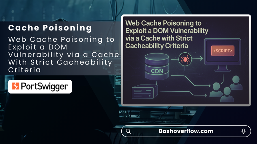 _havij's tweet image. Web Cache Poisoning to Exploit a DOM Vulnerability via a Cache With Strict Cacheability Criteria

Link: bashoverflow.com/web-cache-pois…

#webcachepoisoning #cachepoisoningattack #dombasedxssviacache #bugbounty