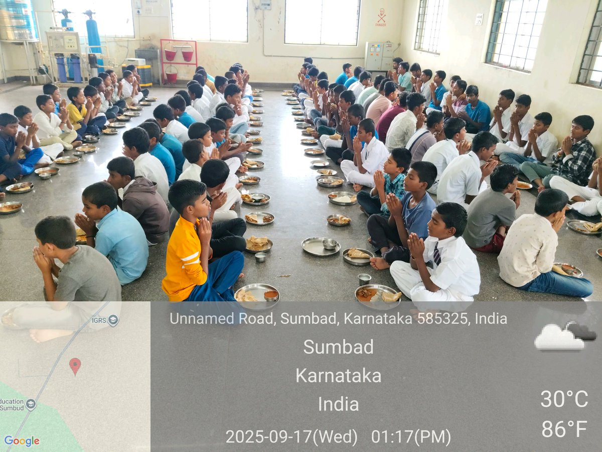 Lunch  #SocialAudit_SWDMeals #SocialWelfare_Karnataka