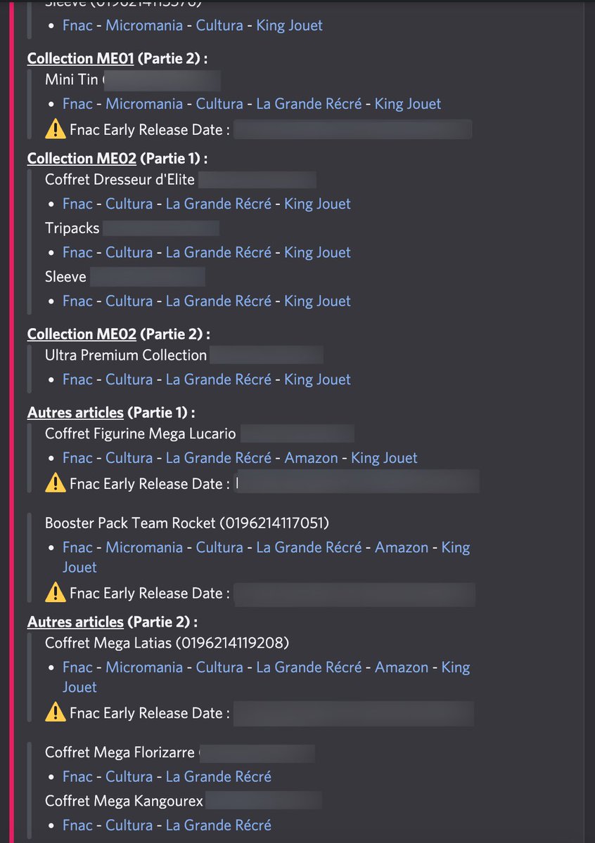 La liste des early links est très longue chez steal, Dites vous ce n'est même pas le message entier

Tout ça pour nos clients 🔥🔥