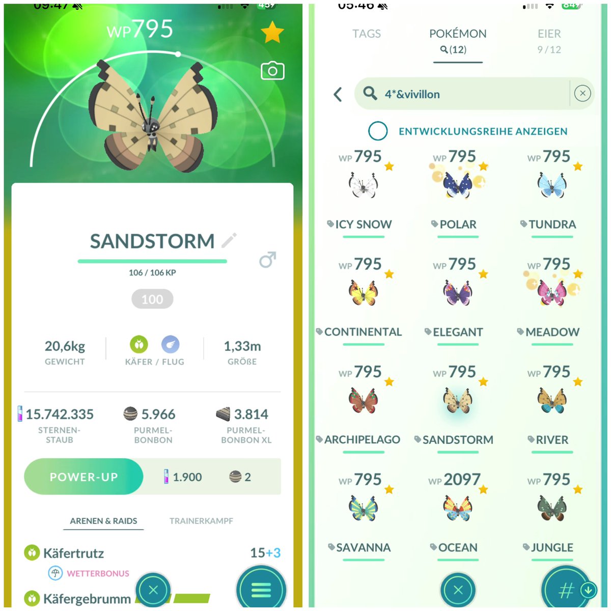 I'm very happy with this 💯 🦋Hundo Scatterbug/Vivillon I got yesterday. This one was especially hard because I've been trying to get this one since the beginning and the gifts are difficult to get.😅

Only 6 left until I’ve them all. If anyone can help me, please let me know🙏