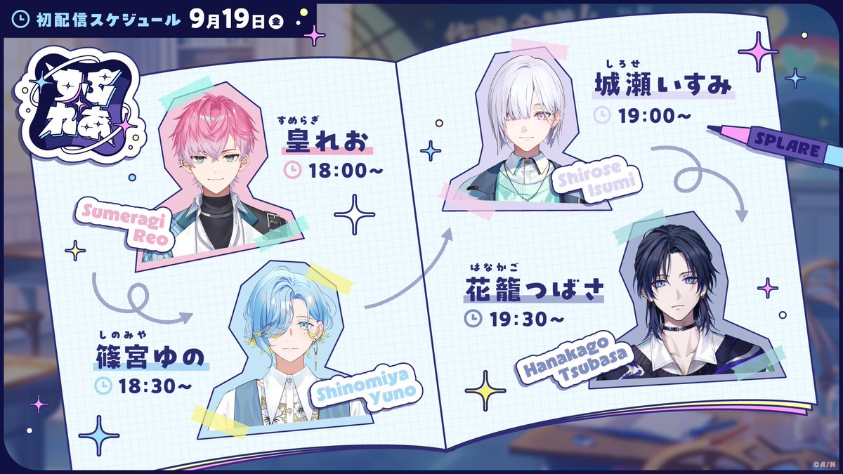 #すぷれあ ライバーSNS紹介
✧⊹˖┈ ┈ ┈ ┈ ┈ ┈˖⊹✧

✧皇れお(Sumeragi Reo)👑🌸
X：<a href="/sumeragi_0o/">皇れお👑🌸にじさんじ</a>
YT：youtube.com/@SumeragiReo

✧篠宮ゆの(Shinomiya Yuno)💍📘
X：<a href="/Yuno_Shino38/">篠宮ゆの💍📘にじさんじ</a>
YT：youtube.com/@ShinomiyaYuno

✧城瀬いすみ(Shirose Isumi)🏰🍬
X：<a href="/Shiro_Isumyan/">城瀬いすみ🏰🍬にじさんじ</a>