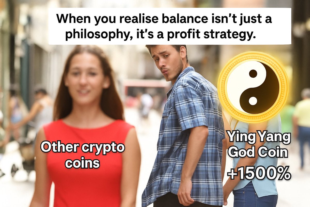 YingYang_GOD's tweet photo. The world says crypto is chaos.
Ying says balance. Yang says power.
GOD says both +1500% 🚀
Are you in yet? 🔥
#YingYangGod #CryptoBalance #DeFi #altcoins #Solana #Airdrops #memepump https://t.co/AMgDg0FAV0