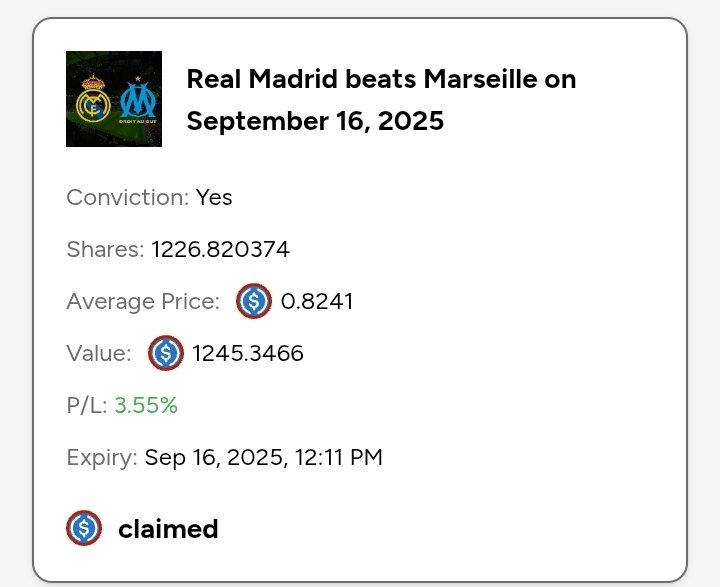 web3_colonel's tweet image. told you guys Real Madrid will win and they did even with a red card

claimed my rewards already on @xodotmarket 

looking forward to today&apos;s markets as they&apos;re more Champions League matches tonight 

rooting for Chelsea&apos;s downfall