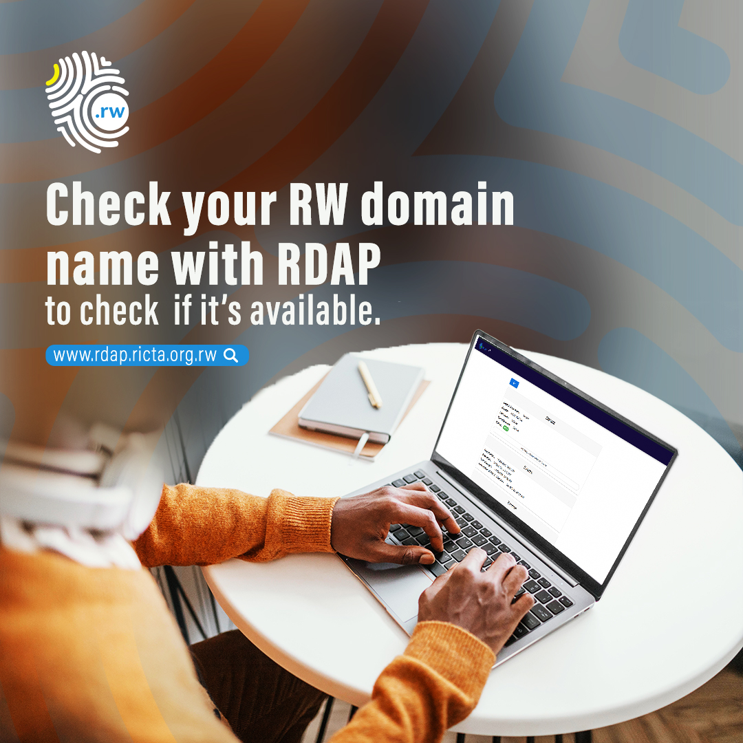 RICTAInfo's tweet photo. Every great idea deserves a home online. Check your RW company name with RDAP to check if itβs available, who owns it, and when it expires. Claim your space, build your brand, and show Rwanda your innovation.
π Try RDAP at https://t.co/ocPpf0Xs83
#DomainAvailability https://t.co/ejxjjJNg6X