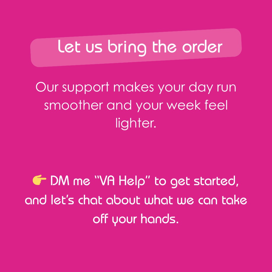 As a #smallbusiness owner, it can feel like you’re juggling everything - emails, admin, socials, systems... the list never ends. We’re here to take time-consuming tasks off your hands, so you can focus on the parts of your business you actually enjoy.
#WorkSmarterNotHarder #VA