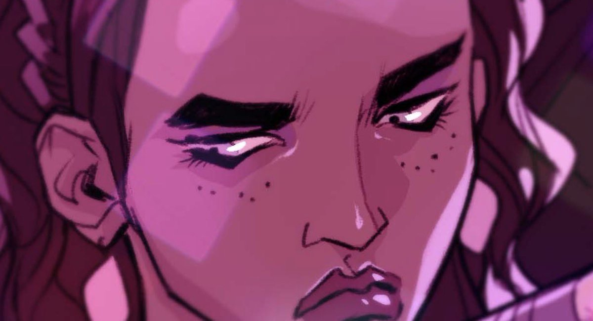 brendenfletcher's tweet photo. Prom night and Pomeline already looks like she’s about to burn it all down. 👻📚#GothamAcademy https://t.co/TO8wHCL6OX