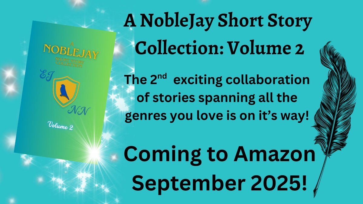 MBWorkhouse's tweet photo. Yes! The second NobleJay volume of amazing stories from incredible writers is coming soon! I'm super excited to be a part of this wonderful collaboration. Be ready to grab yours wherever books are available soon!
#NobleJay @EllieJayWrites #Shortstories #anthology https://t.co/oZiL2pmDqx