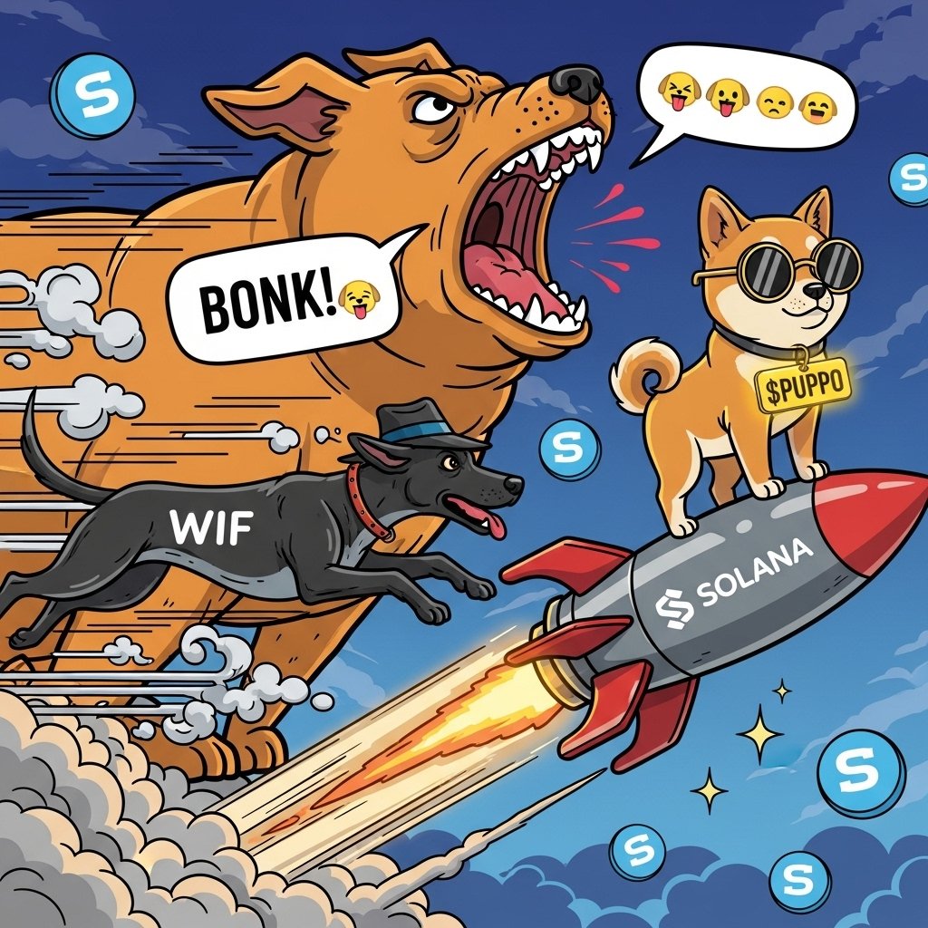 If BONK barks and WIF runs… what does $Puppo do, <a href="/aeyakovenko/">toly 🇺🇸</a>? 👀🐶”