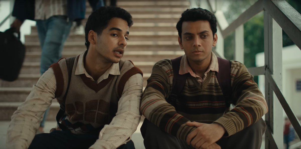 ImRudro007's tweet image. If #NeerajGhaywan is the director and #MartinScorsese is the executive producer, there must be something truly special about this film. The performances by #VishalJethwa &amp;amp; #IshaanKhatter look outstanding, #JanhviKapoor is equally impressive. Can’t wait for this fim🩷

#Homebound