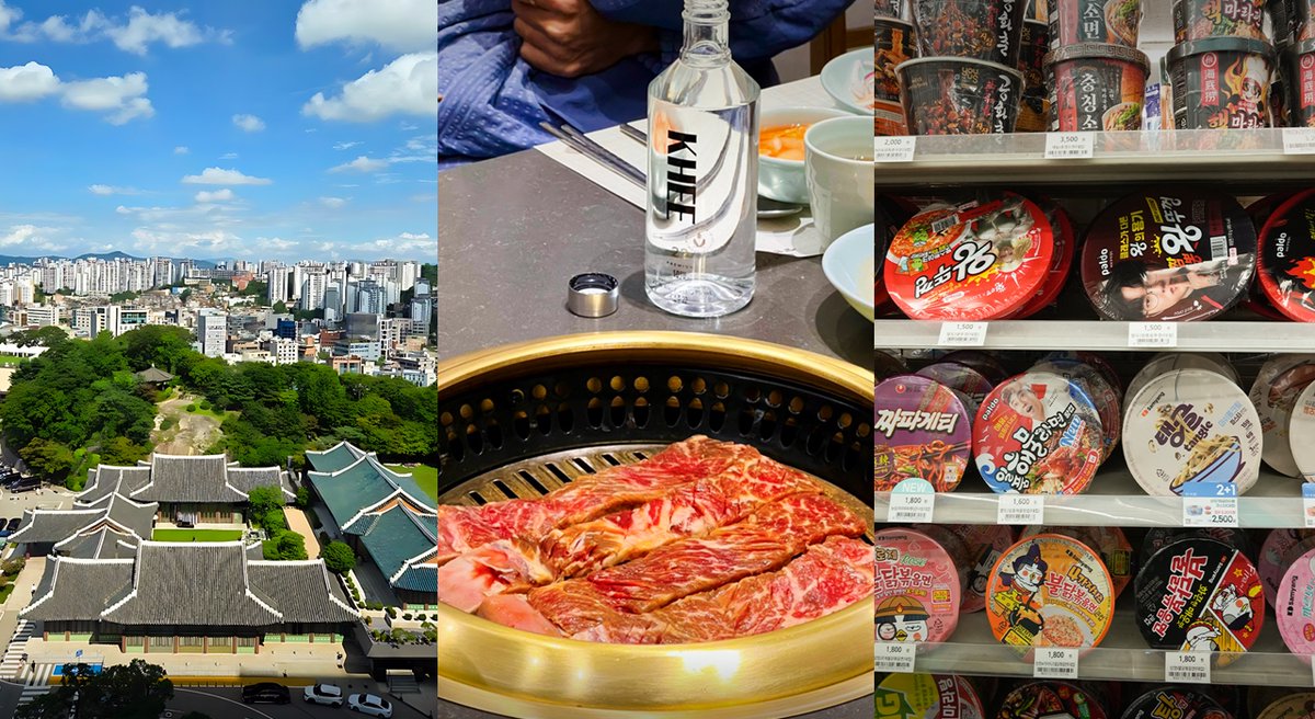 ¿Sabías que Kim Kardashian, modelo y empresaria global, visitó Corea recientemente? 😀

Su viaje fue más que turismo, pues se sumergió en la vida local 🇰🇷 

¿Listos para seguir sus pasos? 📝

🍜 Fideos y barbacoa con soju
Desde ramyeon instantáneo hasta parrillada coreana con