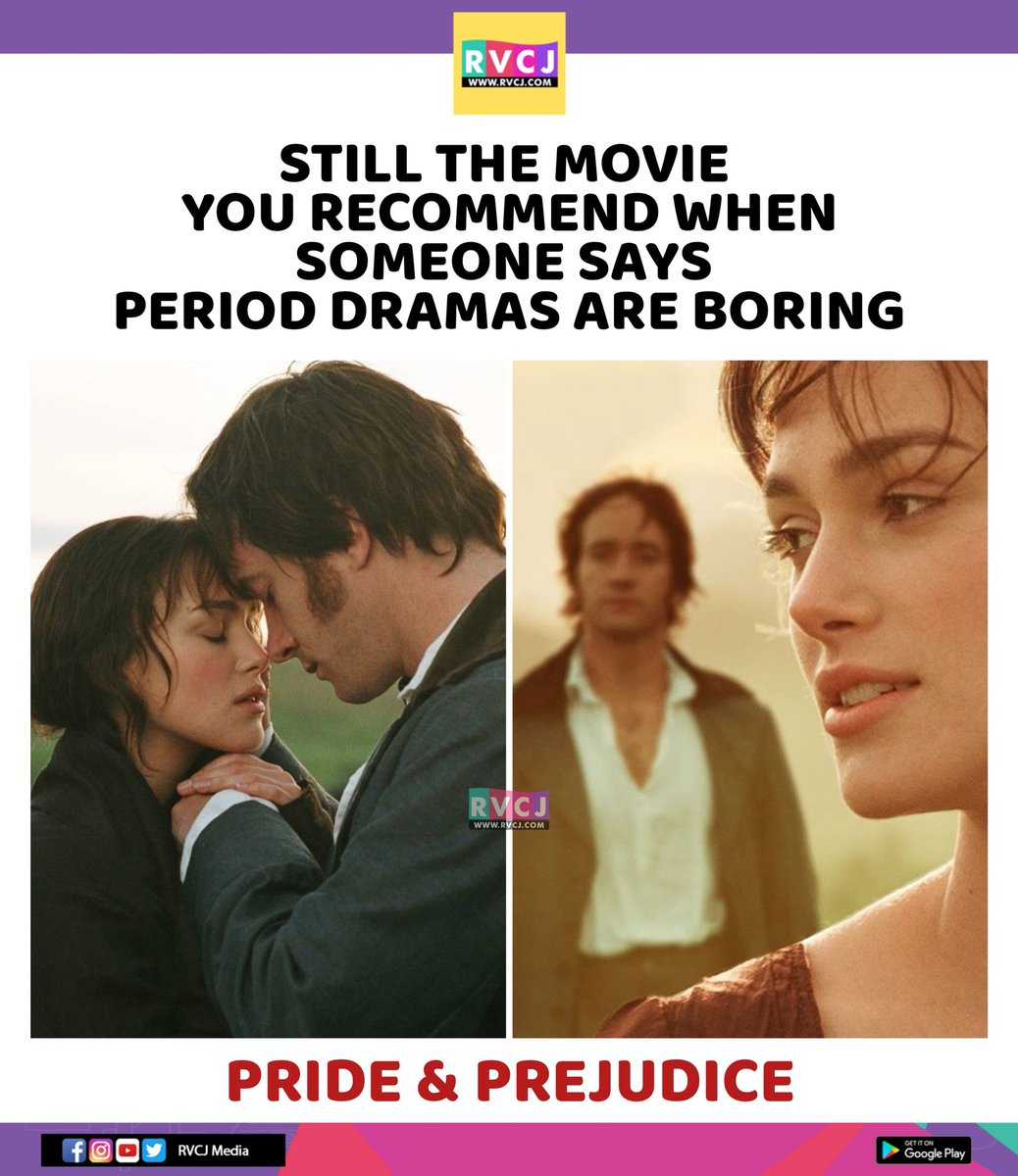 rvcjmovies's tweet image. Pride and Prejudice 🔥 

#prideandprejudice #matthewmacfadyen #keiraknightley