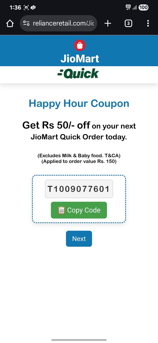New jiomart code <a href="/Tech_glareOffl/">TechGlare Deals</a>